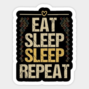 Eat Sleep Math Repeat Sticker